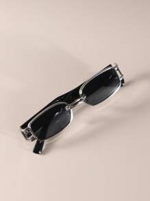 1 件/4 件男士时髦窄方形和椭圆形太阳镜，朋克风格，适合户外活动、旅游、节日等。复古太阳镜太阳镜海滩配饰太阳镜太阳镜遮阳镜适合夏季海滩度假、户外、旅行 - 彩色 - 查看 9