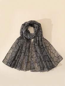 Khăn quàng dệt in họa tiết Boho 1 chiếc dành cho nữ, thích hợp đi chơi hàng ngày - Nhiều màu - Xem 2