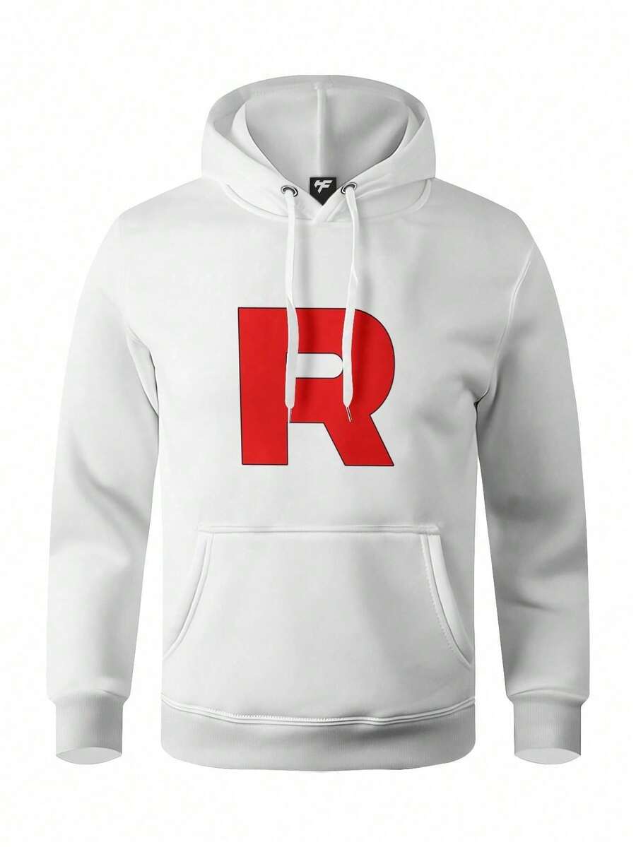 Men Hoodies - 白色 - 查看 1