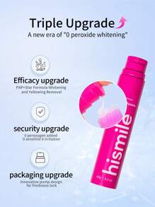 Hismile Three Piece Set, Include V34 COLOUR CORRECTOR,One PAP+ Whitening Toothpaste And PAP+ Whitening Strips,Purple Teeth Whitening Teeth Cleaning Mousse,Powerful Teeth Brightening Technology Washing Toothpaste, Deeply Cleaning At Home Travel., For Daily Use - V34 Tooth Tinting Essence + Whitening Toothpaste + Whitening Tooth Strips - View 11