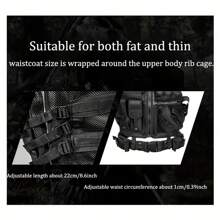 lekaro 1件戶外保護多功能戰術背心網狀透氣作戰服裝特種部隊,適用於露營、徒步旅行、釣魚、培訓、戶外培訓 - 黑色 - 查看 5