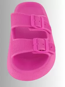 SANDALIAS DE MUJER ANTIDESLIZANTES SPONCH PARA ALBERCA O PLAYA - Rosa Fucsia - Ver 4