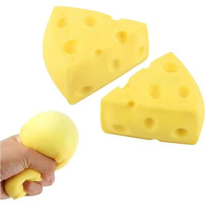 1 Pièce Jouet Antistress En Forme De Fromage Et Lait Jouet Antistress Pour Faveurs De Fête Balle À Presser Jouets Sensoriels Pour Autistes
