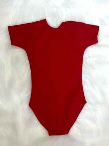 Young Girls Bodysuits & Jumpsuits - Red - View 2