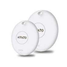 White GPS Tracker Global Positioning Smart GPS Wireless Location Tracker Item Finder  Compatible With Apple IOS System Find My APP - White - View 7