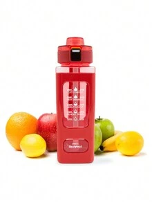 700 Ml Water Bottle Youth  Anti-Spill - Red - View 1