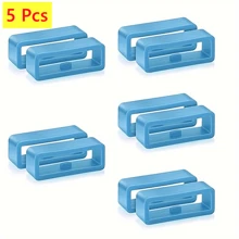 5 Pcs Watch Strap Loops, Silicone 18mm 20mm 22mm Watch Strap Watch Band Black Rubber Watch Loop, Strap Holder Strap Retainer Various Sizes Fittings For Watch Strap - 20MM*5PCS - View 17