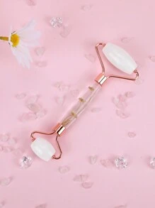 1入組抗衰老翡翠滾輪面部按摩器,用於眼部和頸部天然美容皮膚護理工具,可減少皺紋和放鬆身體肌肉,是女士的好禮物 - 彩色 - 查看 13