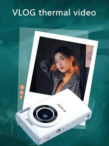 Portable Music Digital Camera With Travel Mp3 Player, Entry-Level Mirrorless High Definition Digital Camera, Entry-Level Ccd Vintage Compact Camera, Affordable Travel Camera - White - View 7