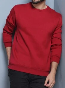 Men Sweatshirts - Burdeos - Ver 3