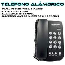 Desktop Landline Telephone With Cable And Large Button For Office, Home, Hotel, Desk Telephone With Cable Office Telephone Large Button Telephone Landline Telephone - nero - Visualizzare 3