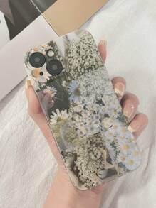 1 Ốp Điện Thoại Tpu Trong Suốt Chống Rơi Hoa & Họa Tiết Xếp Hình Tương Thích Với IPhone 15/15pro/15plus/15promax Samsung Galaxy S23 Ultra/A14/A24 Redmi Note12pro - Nhiều màu - Xem 1