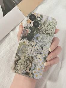 1 Ốp Điện Thoại Tpu Trong Suốt Chống Rơi Hoa & Họa Tiết Xếp Hình Tương Thích Với IPhone 15/15pro/15plus/15promax Samsung Galaxy S23 Ultra/A14/A24 Redmi Note12pro - Nhiều màu - Xem 2