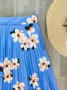 Women Skirts - Baby Blue - View 3