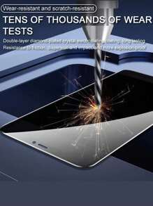 3 pezzi/confezione Pellicola protettiva in vetro temperato anti-urto, anti-acqua, anti-graffio, in nero, compatibile con Samsung A22, A72, A12, A32, 4g & 5g A21s, A30s, A51, A71, A41, A21, A31, F22, A33, A73, A03 Core, A20s, A30s, A50s, copertura completa, facile da installare, ultra chiara, senza bolle, protezione della privacy anti-spia, pellicola in vetro per la privacy anti-impronte, regalo ideale per compleanni, Pasqua, Giorno del Presidente, Natale, per famiglia, amici, ragazzi, fidanzate, accessori per telefono