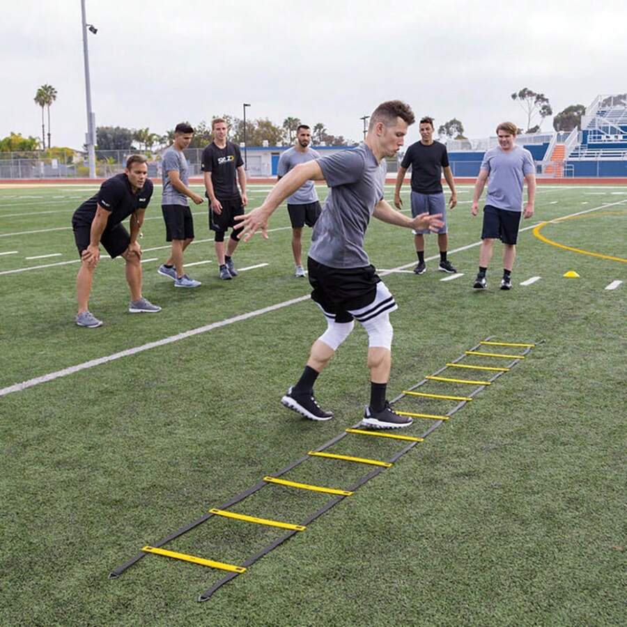Agility Ladder For Speed Coordination Footwork Training In Football
