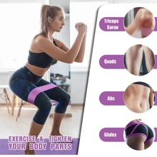 1 Stück Elastische Kniebeuge Widerstandsband Für Wandern, Yoga Und Stretching Übungen, 3 Größen Verfügbar