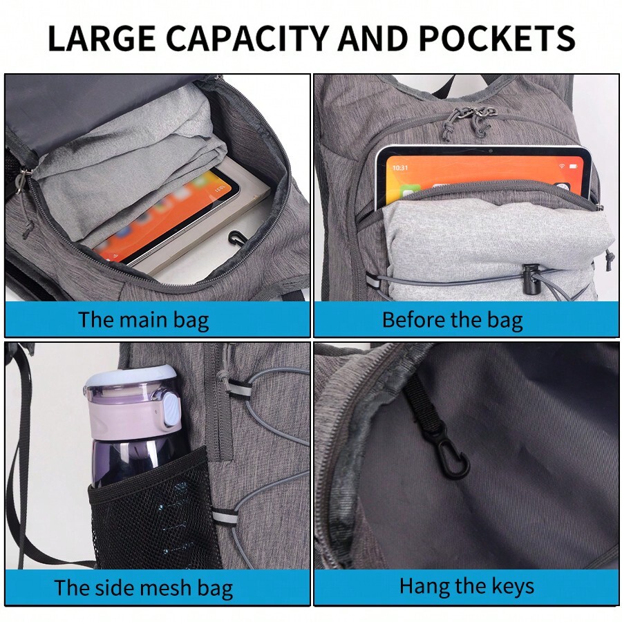 Sac à Dos De Voyage Pliable Léger Fonctionnel 200L Sac De Sport Sac à Dos De Montagne Sac à Dos