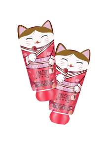 女性臉部變化貓配玫瑰香氣護手霜,保濕、滋養、補水,旅行便攜/不油膩/清新,冬季護手乳禮盒套裝 - 玫瑰香護手霜40ml - 查看 4