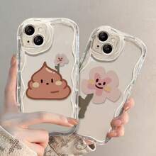 1 Ốp Điện Thoại Hoa & Mặt Cười Tương Thích Với IPhone 15/15pro/15plus/15promax/14/13/12/11/Xr/Xs/X/7/8 - những bông hoa - Xem 3