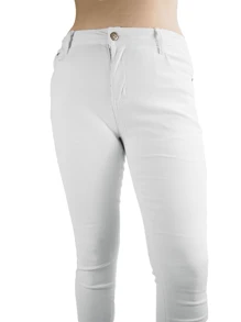 Pantalón Blanco Stretch para mujer