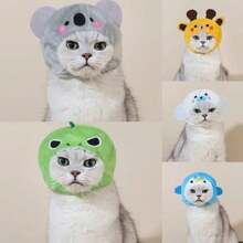 1 Pc Cross Dressing Hat Suitable For Small Cats And Dogs New Year Gift - Grey - View 4