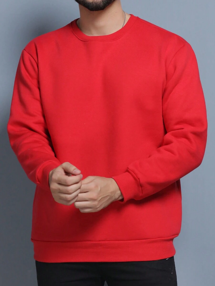 Men Sweatshirts - Rojo - Ver 1