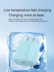 1 Sets Fit Fast Charging 20W PD Type C Power Wall Charger With 3ft (About 1 Meter) Charging Cable Compatible With IPhone IPad