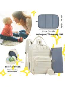 Mochilas de moda para mujer - Beis - Ver 3