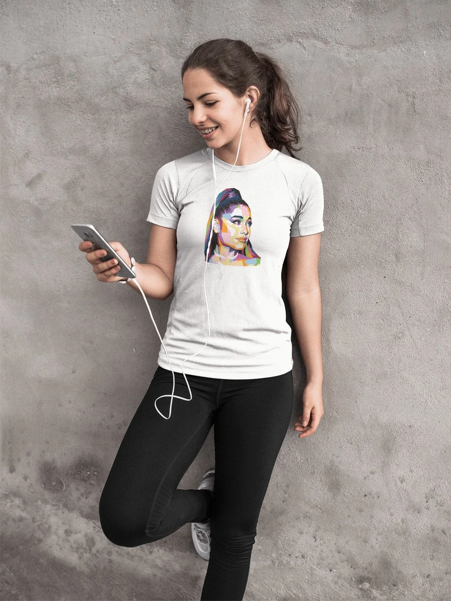 PLAYERA UNISEX SUBLIMADA DE ARIANAA GRANDE SWEETENER - Blanco - Ver 1