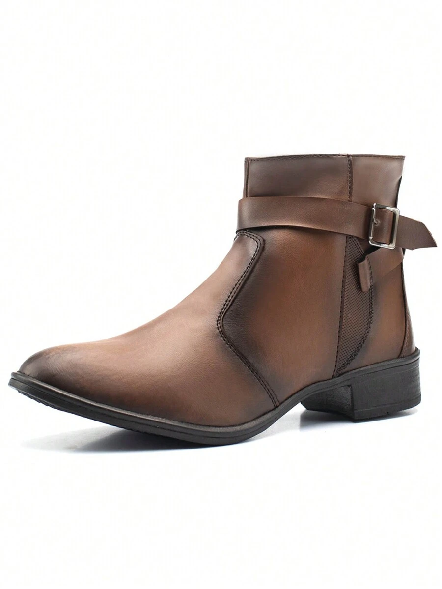 Women Ankle Boots & Booties - 駝色 - 查看 1