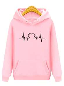 Men Sweatshirts - Màu Hồng baby - Xem 1