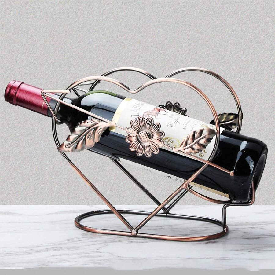 Wine Bottle Holder, Wine Rack Stand For Wine Bottles - Bronze - View 1