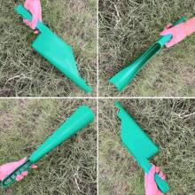1pc Roof Gutter Cleaning Tool With Scoop And Tong System, Flexible And Multifunctional Equipment For Gutter Cleaning - Green - View 4