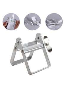 1 件不锈钢牙刷架牙膏架架子浴室收纳架独立式文具化妆刷收纳家居浴室装饰秋季装饰返校 - 銀色 - 查看 10