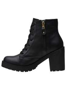 Women Ankle Boots & Booties - 黑色 - 查看 4