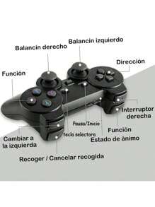 Consola De Juegos Portátil para Dos Jugadores M8 - Negro - Ver 3
