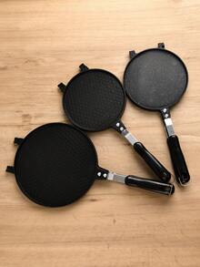 1pc Non-Stick Egg Roll Mold Ice Cream Cone Mold Cake Baking Pan Biscuit Maker Kitchen Tool - Black - View 9