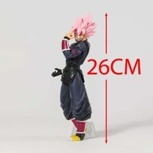 Super Saiya Collectible Figure, Super Saiyan Goku Black Action Anime Dragon B Heros Character Action Model Statue Decoration Accessories, Adult Collector Toy Animated Character Model 26CM, For Gift, New, Includes Box. - 戈克布萊克 - 查看 4