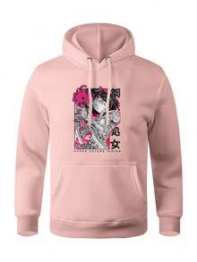 Men Hoodies - Màu Hồng baby - Xem 1