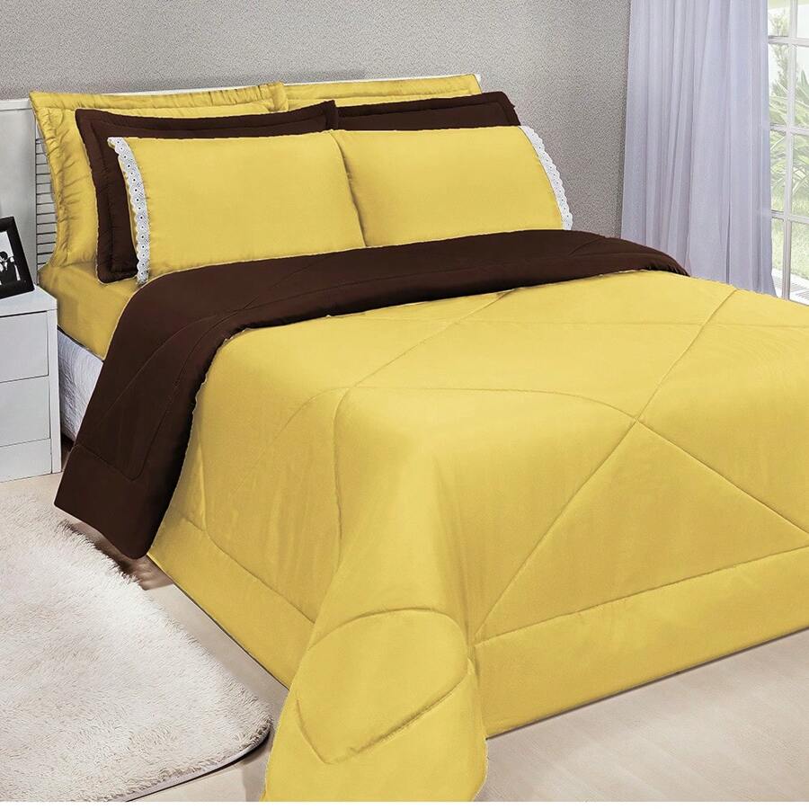 Quilts - Jaune marron - Voir 1