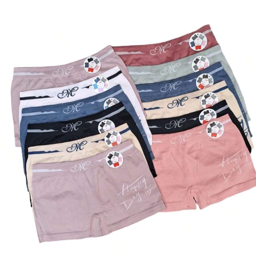 Paquete 6 pzs BOXER DAMA MELISSA SHOP - Multicolor - Ver 1