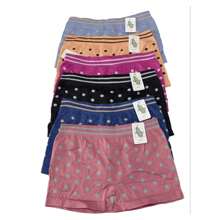 Paquete 6 pzs BOXER DAMA MELISSA SHOP - Multicolor - Ver 6