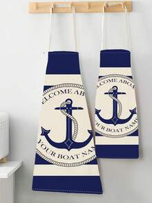 1 Miếng Mô hình neo Tạp dề Đối với Nhà  Nấu ăn trong bếp Sử dụng - Đen và trắng - Xem 3