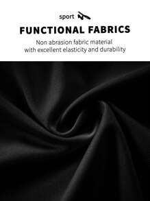 Women's Spring/Summer Athletic Quick-Drying Mesh Short Sleeve T-Shirt, Breathable Workout Top For Sports Like Yoga, Running, Tennis - Black - View 5