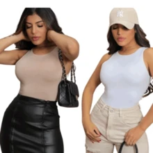 Women Bodysuits - trắng - Xem 2