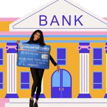 Platinum Credit Card - 藍色 - 查看 2