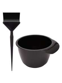 2 Piezas Juego de Tazón y Cepillo para Teñir el Cabello, Juego de Tazón y Cepillo para Espuma de Afeitar, Adecuado para Salones y Peluquerías en Casa, Herramientas para el Cabello, Productos y Accesorios para Peluquerías, Artículos Esenciales de Viaje de Belleza