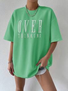 Women T-Shirts - màu xanh lá - Xem 2