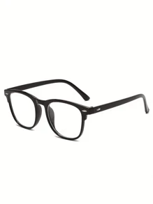 1 Pc ,2pcs.Classic Square Frame Clear Lens Glasses Minimalist Fashion Decorative Glasses Computer Spectacles For Women Men